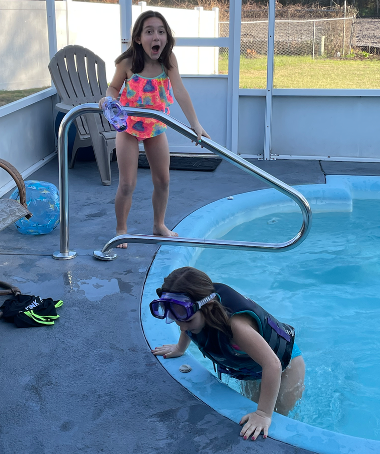 pool excitement